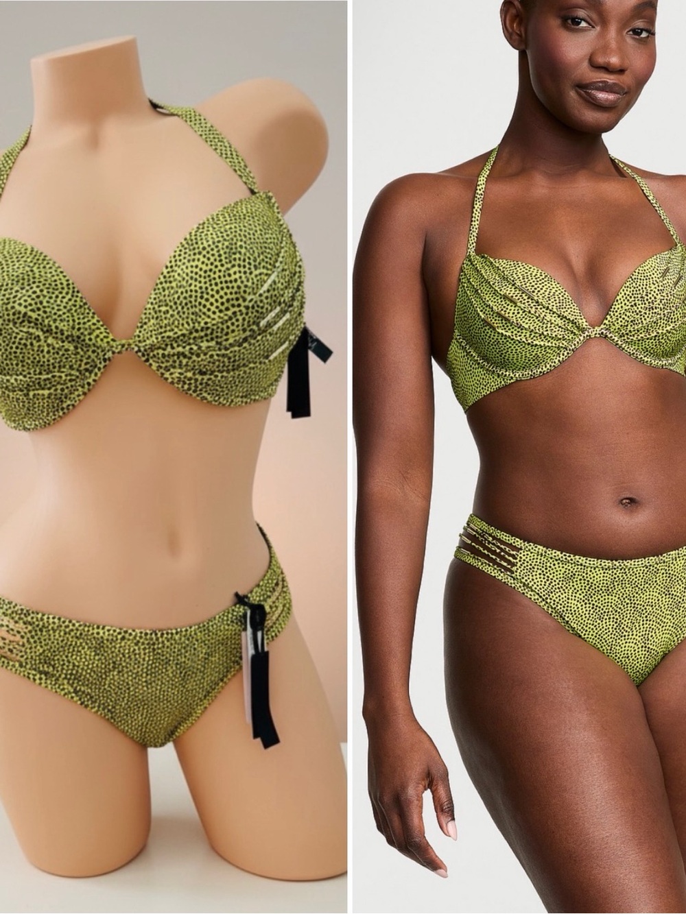 Victoria’s Secret Swim Archives Essential Push-Up & Brazilian Bikini Bottom